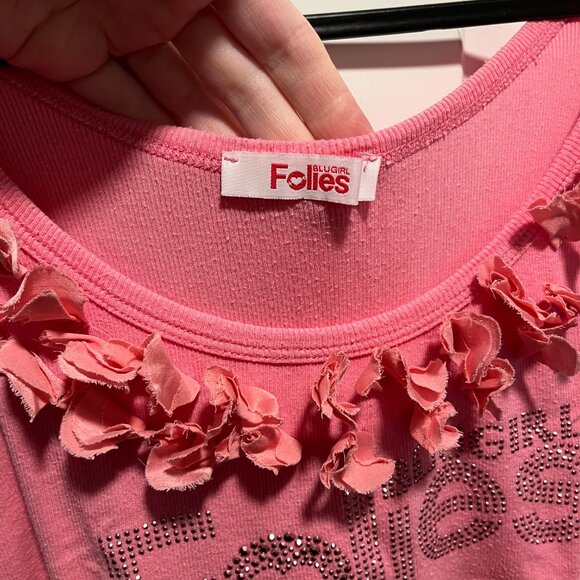 Pink Blugirl Folies Tank Top - Glitter Front Logo - Picture 4 of 8